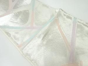 アンティーク 石畳模様織出し袋帯(材料)